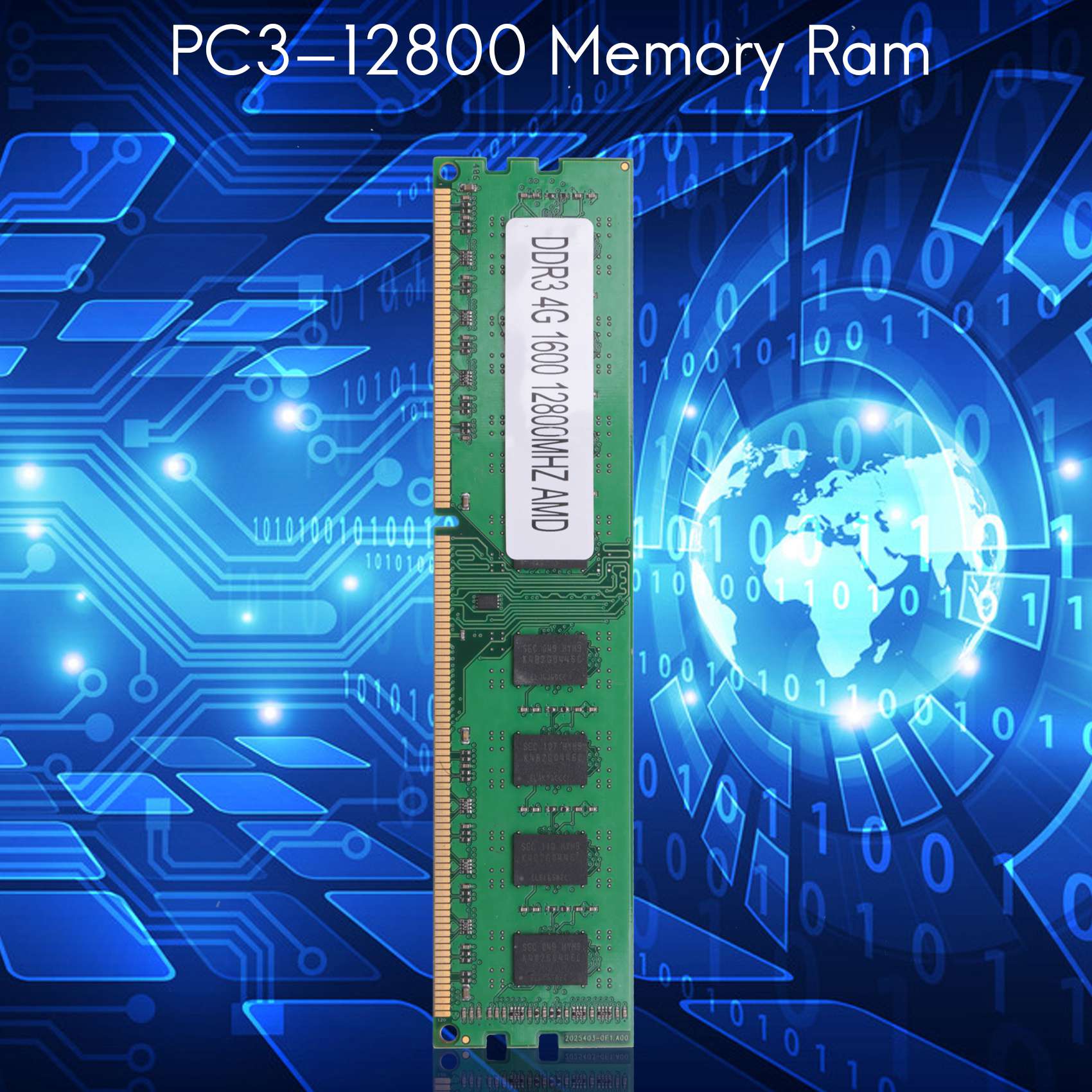 DDR3 4GB ޸ Ram 1.5V 1600Mhz 240  ũž ޸ DIMM ۸   ECC ũž AMD  